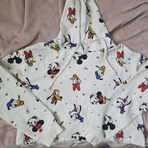Disney Mickey Mouse White Hoodie